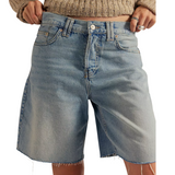 Montana Shorts Raw Hem Cowgirl Blues