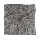 Wool Leo White Grey Black Scarf