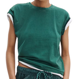 Kelly Boxy Tee Forest