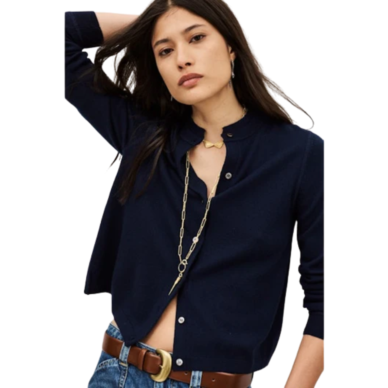 Brivael Cardigan navy