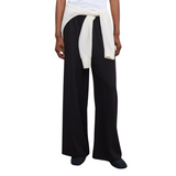 Fluid Crepe Trousers Black