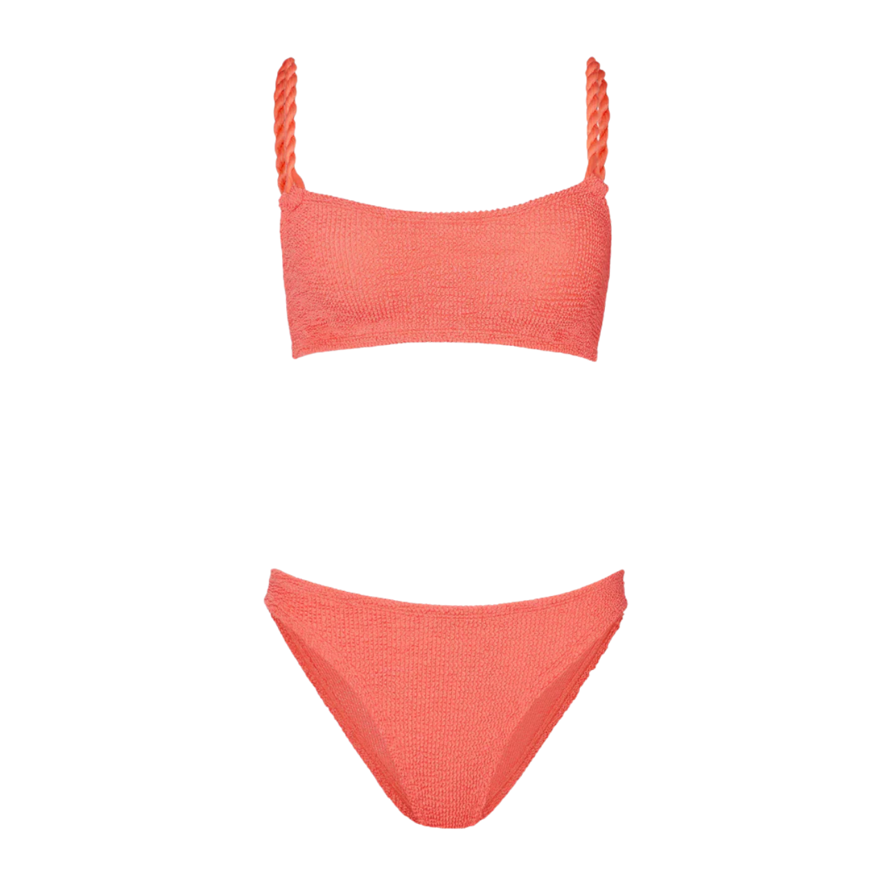 Phoebe Bikini Metallic Coral