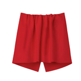 Rouched Tube Top Red