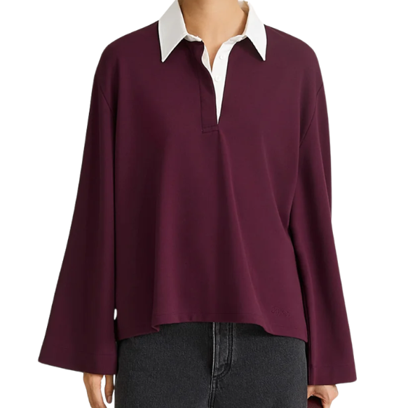 Janelle Top Bordeaux
