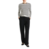 Jersey LS Top White Stripe