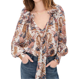 Sea Garden Off White Blouse