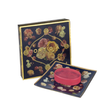 Rose Antiche Glass Plate And Soap