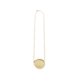 Bean Pendant Necklace Gilded Gold