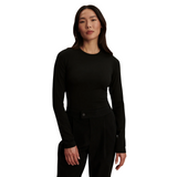 Enda LS Fitted Tee Black