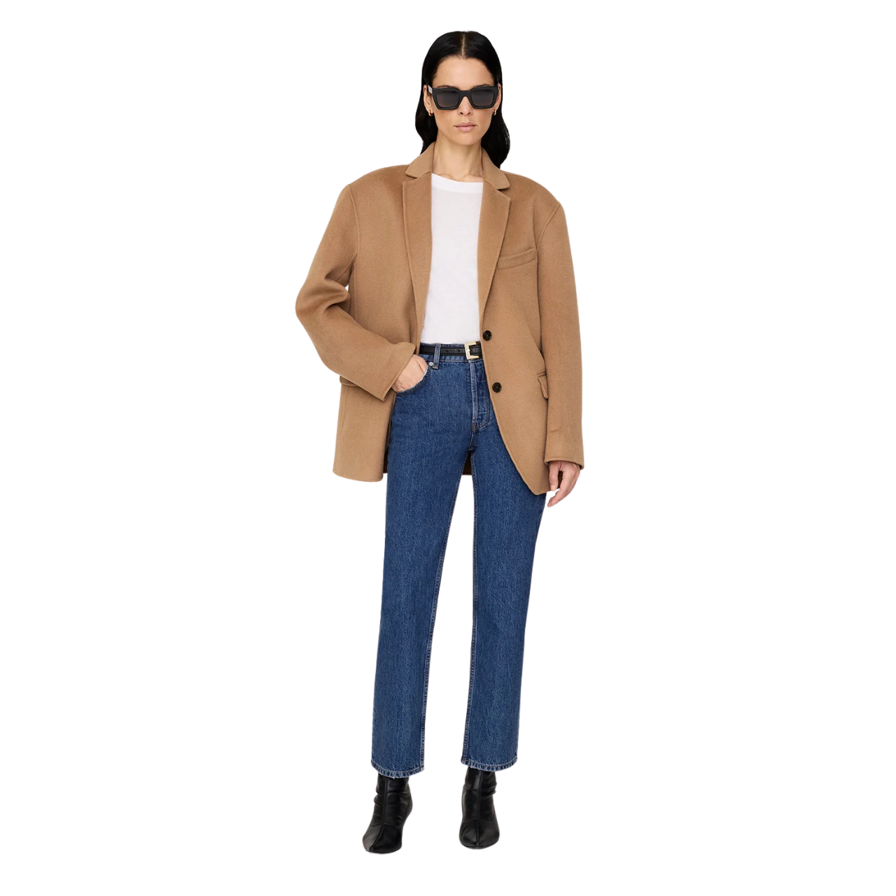 Quinn Blazer Camel Cashmere Blend