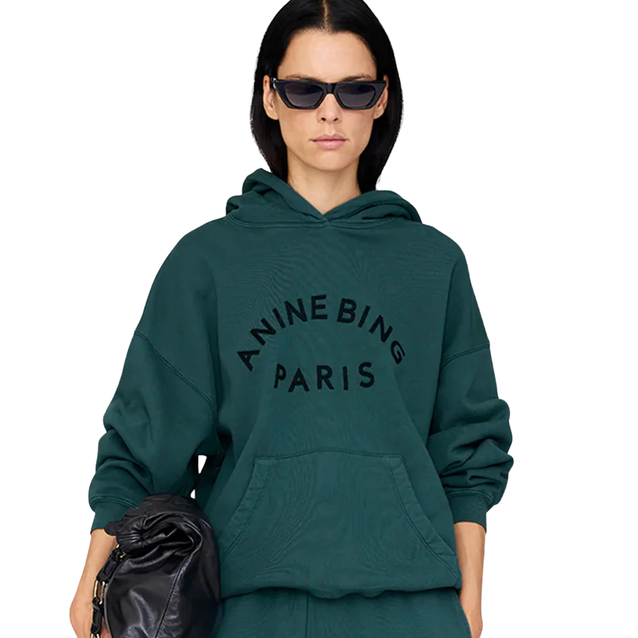 Harvey Hoodie Paris Dark Teal