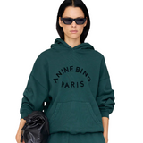Harvey Hoodie Paris Dark Teal