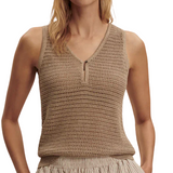 Ramon Knit Tank Sepia