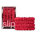 Skinny Scrunchies Set Of 4 Red