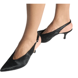 Carla Pony Hair Pumps Black