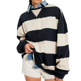 Classic Stripe Crew Black Combo