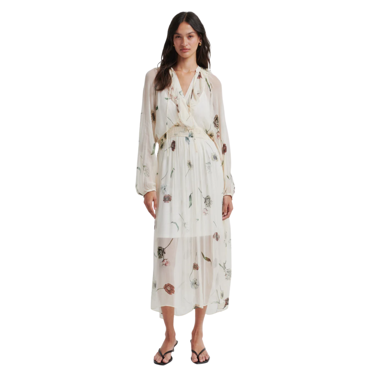 Florala Maxi Dress Sand
