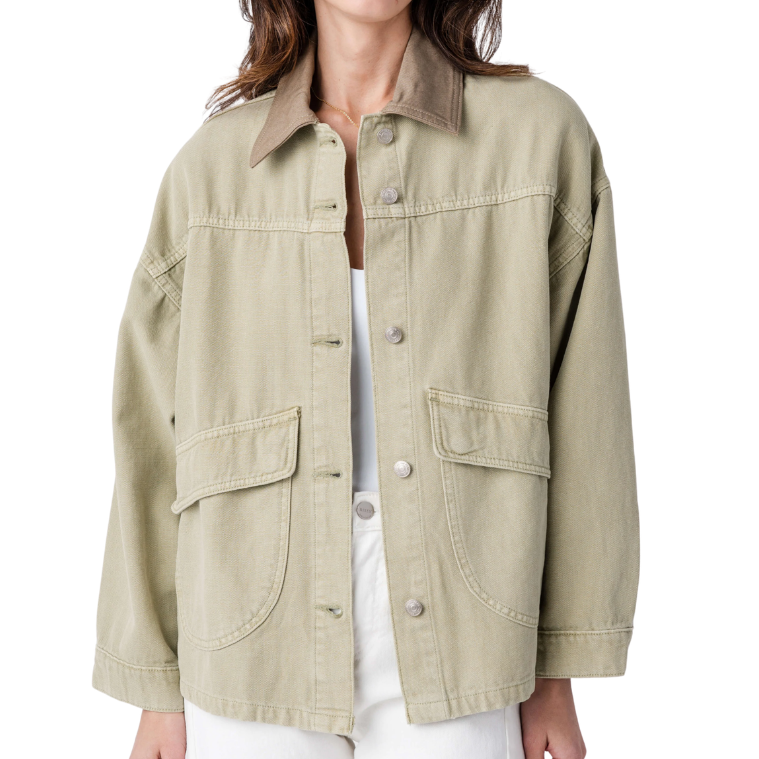 Lemon Denim Sage Barn Jacket