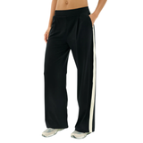 Luca Airweight trouser w/Stripe Black White