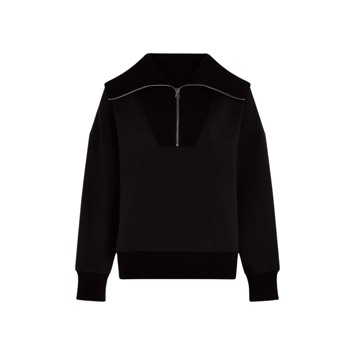 Catherine Half Zip- Black