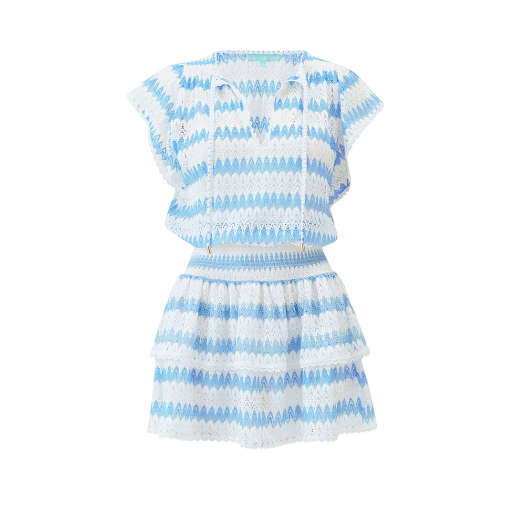 Remi Dress White/Oasis