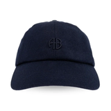 Jeremy Baseball Cap Navy Wool