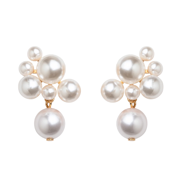 Perlita Earrings Pearl