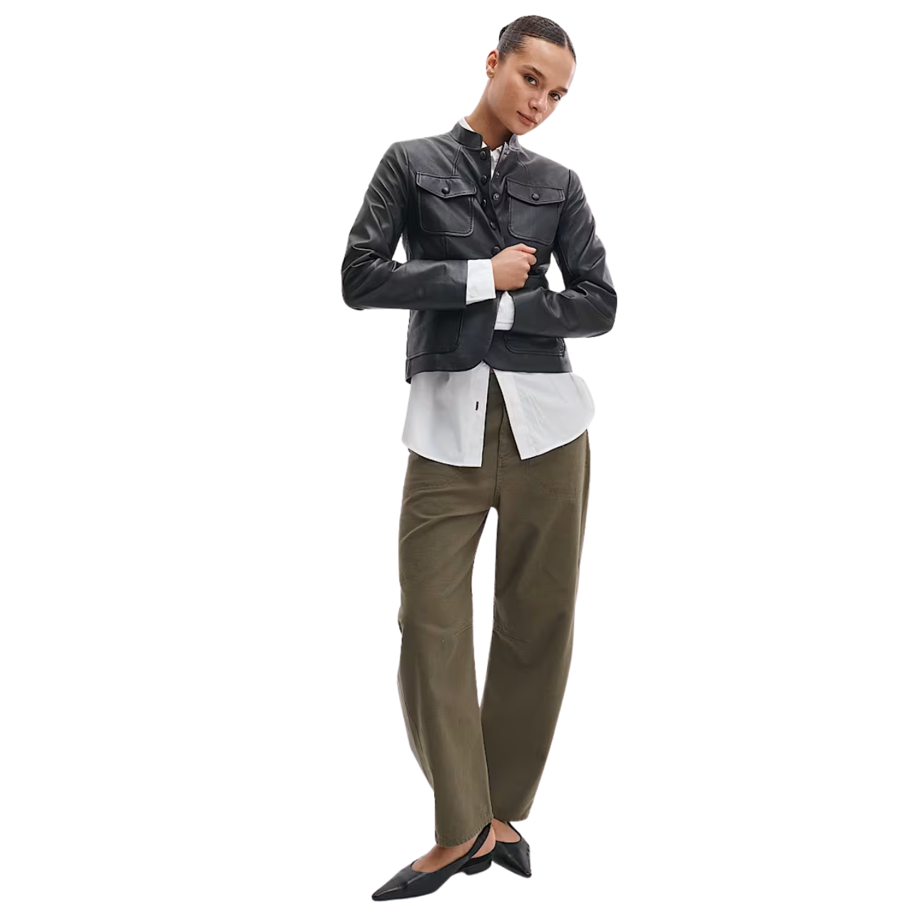 Stevie Utility Tapered Pant Olive