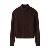 Tilly Lofty Espresso Cashmere High Neck Jumper