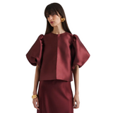 Cleo Blouse Wine