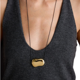 Julia Necklace Gold Blk