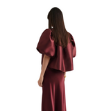Cleo Blouse Wine
