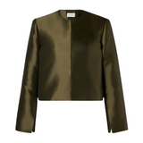 Ruthie Cropped Blouse Olive