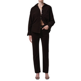 Kayla Shirt Corduroy Dark Brown