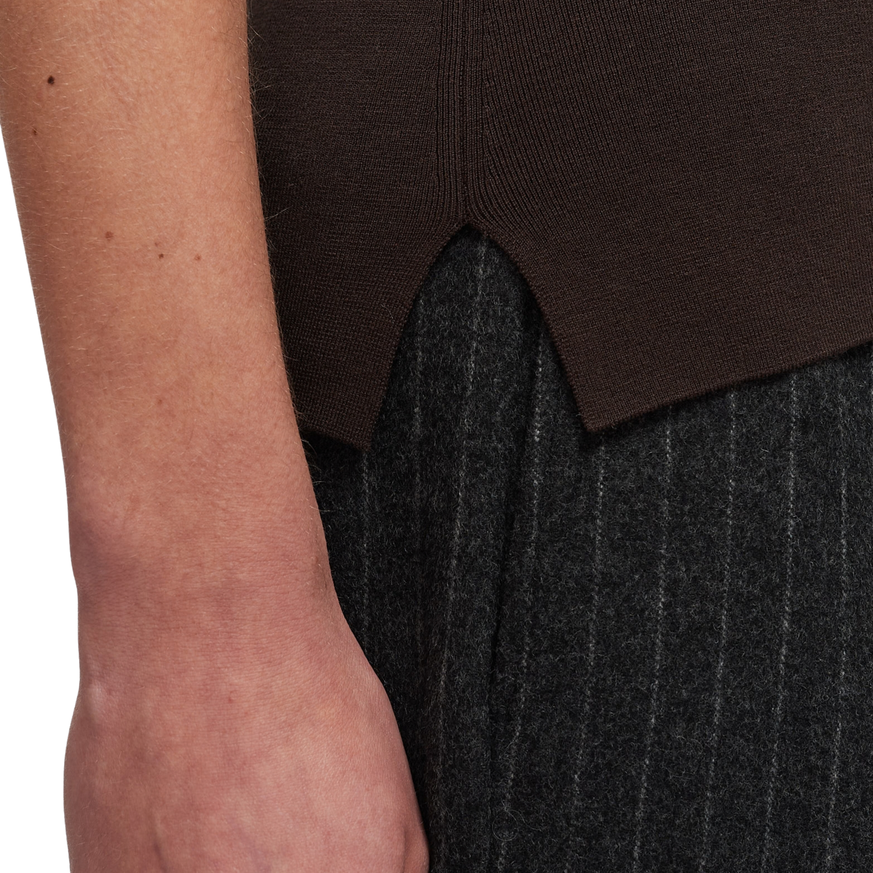 Rana Espresso Silk Stretch Tank Top