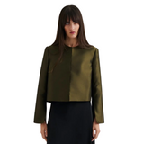Ruthie Cropped Blouse Olive