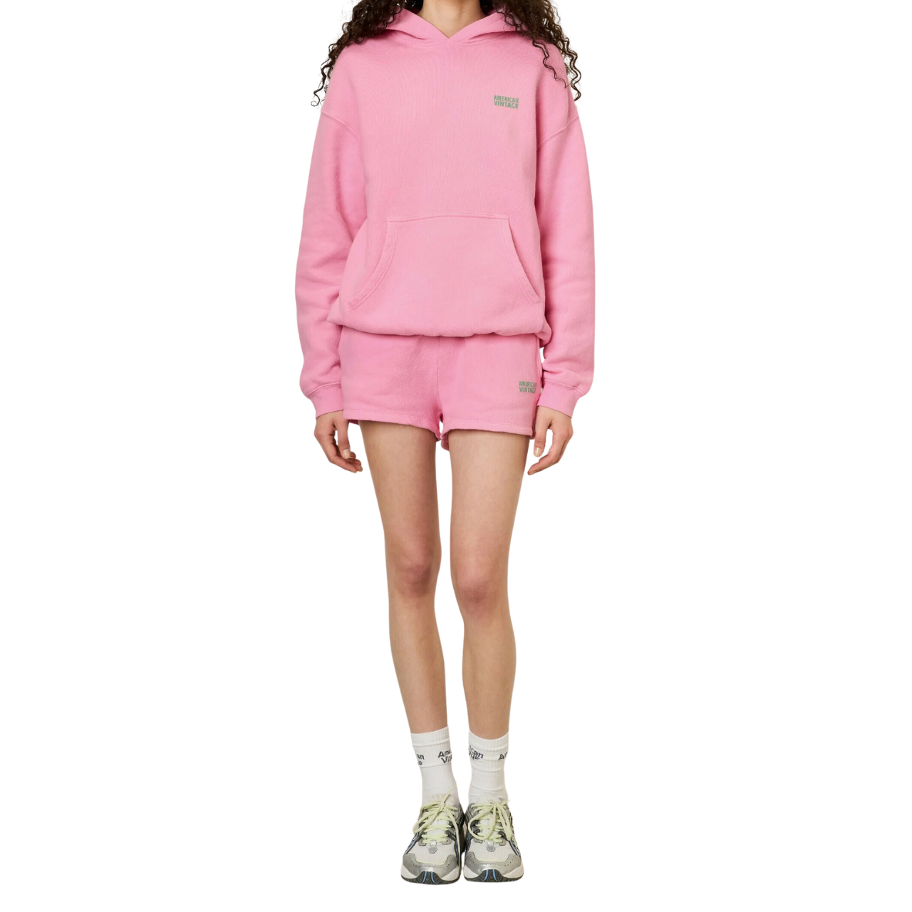 Izubird Hoodie Vintage Pink