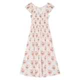 Quinette Ivory Lantana Floral Dress