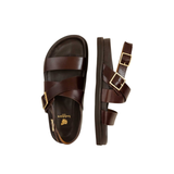 Nori Flat Sandals Irish Coffee