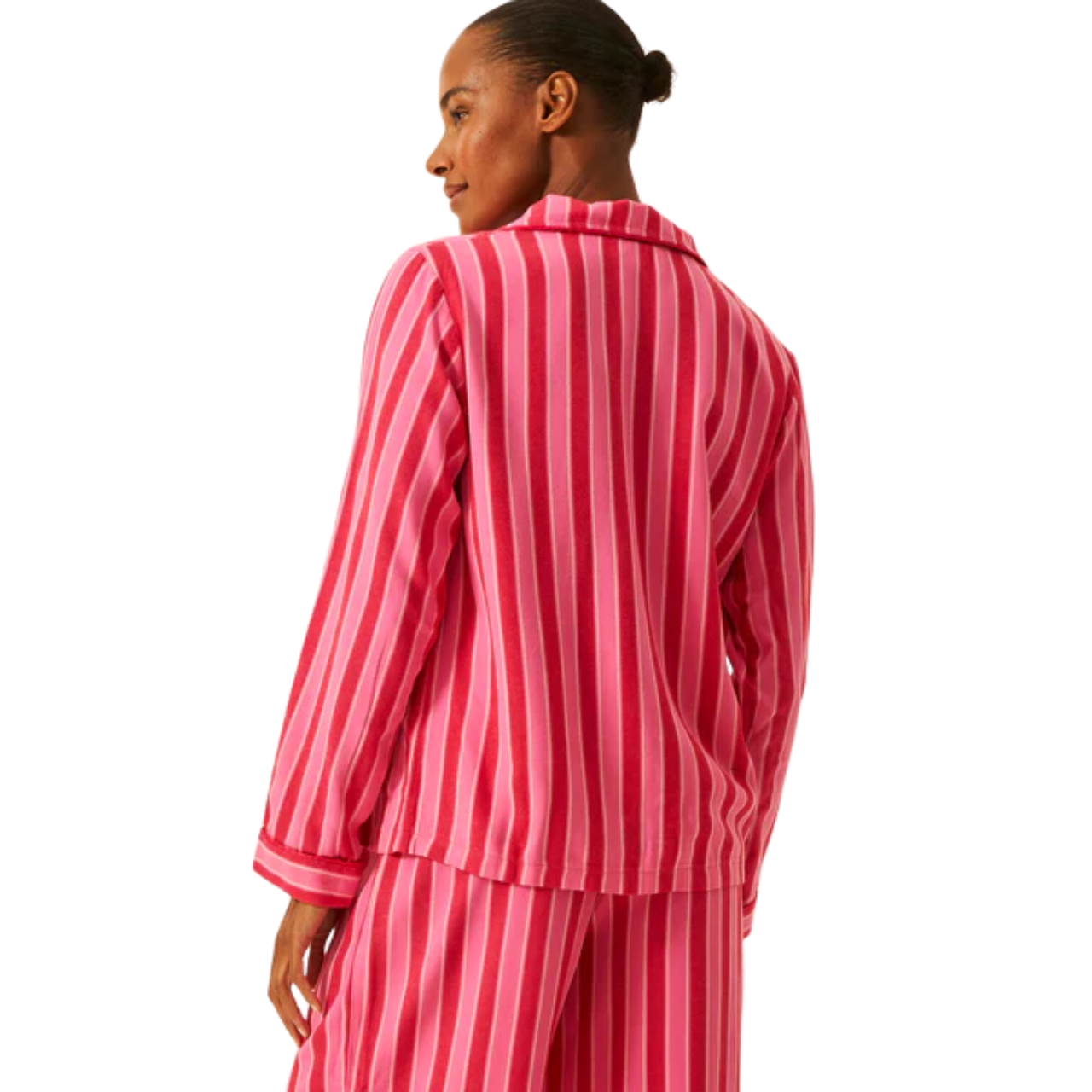 Ecovero Pyjama Top -Candy Pop Stripe