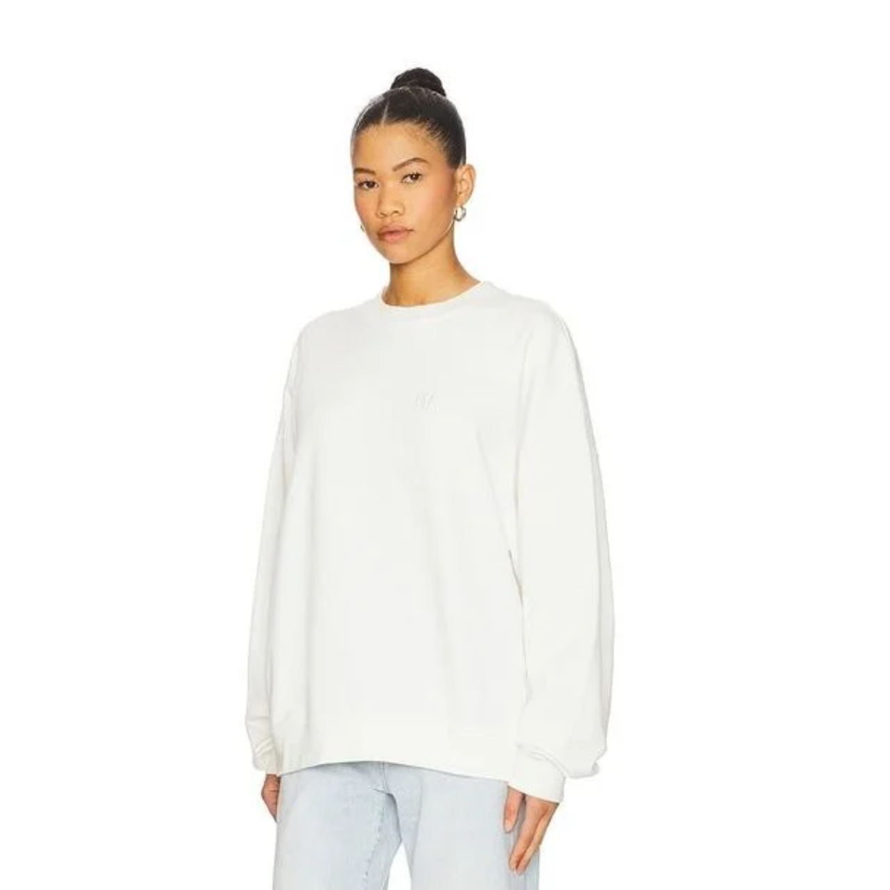 Miles Sweatshirt  Framed Monogram Off-White