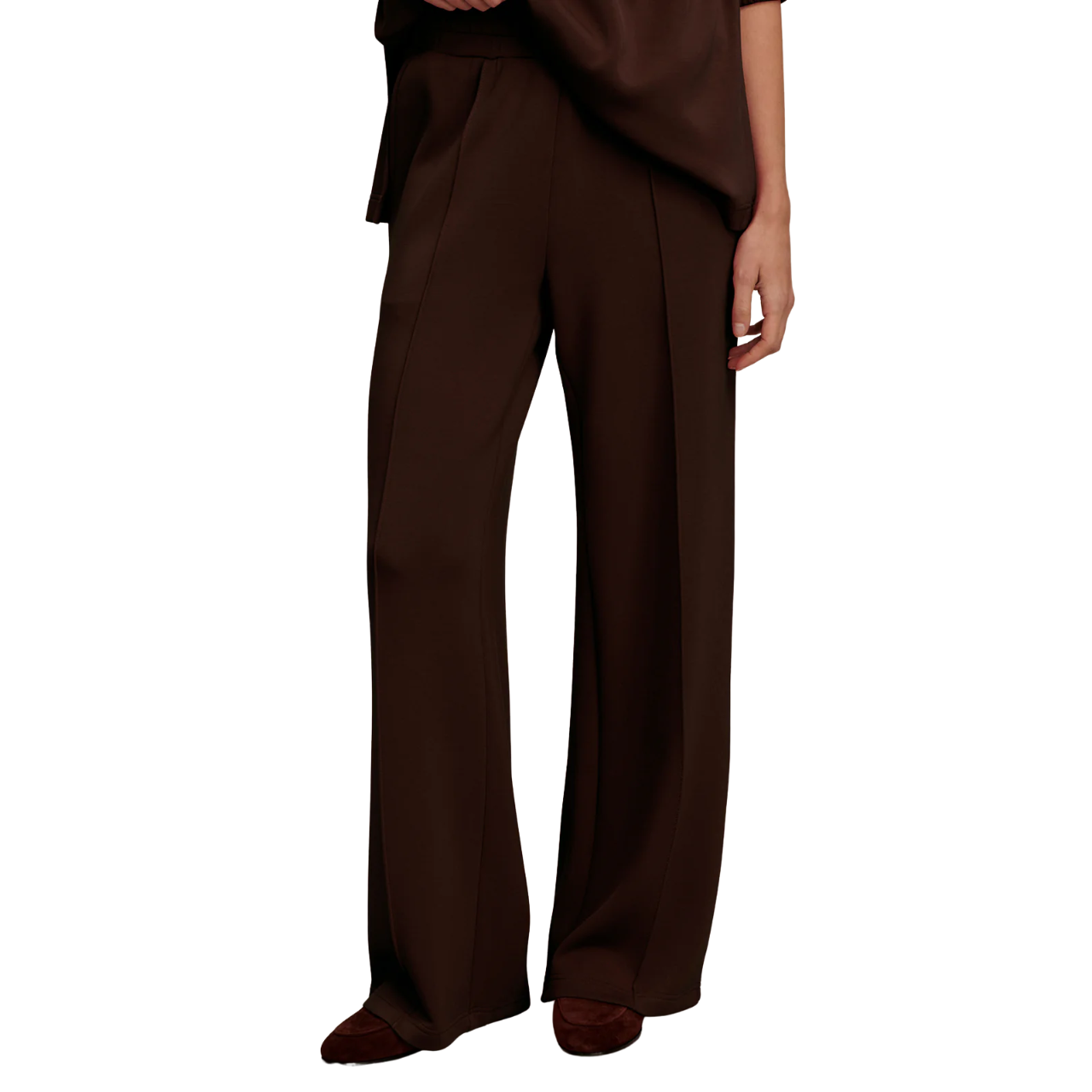 The Wide Leg Pant 30" CoffeeBean