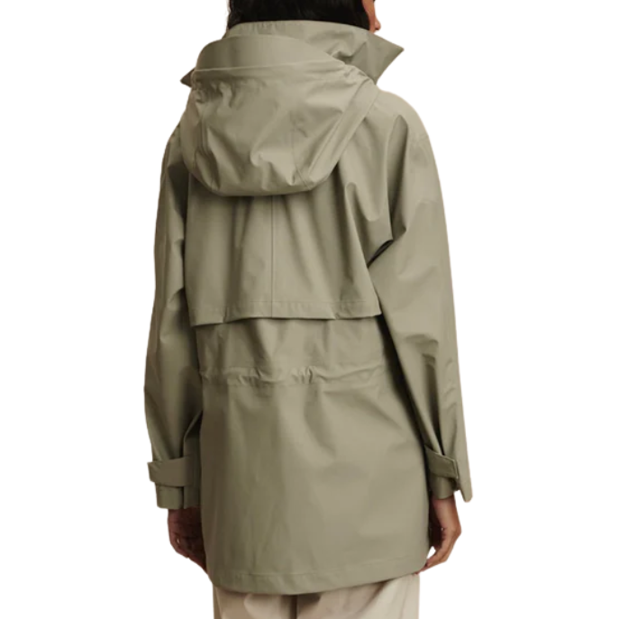 Alyssa Rain Jacket Forest Fog