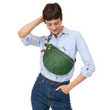 Grande Fanny Woven Evergreen