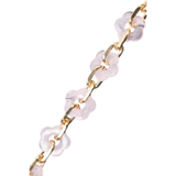 Cassy Long Chain Pink Flowers