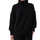Barker High Neck Sweatshirt Black