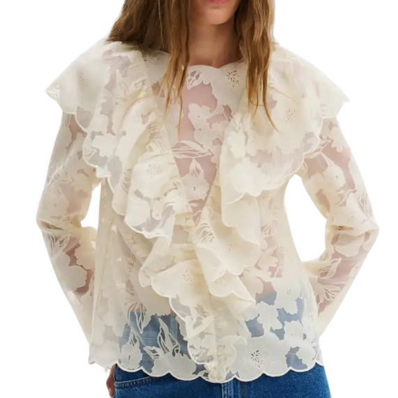 Sansa Lace Blouse Vanilla