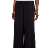 Fluid Crepe Trousers Black