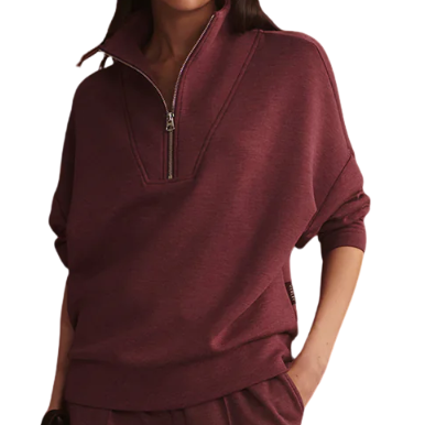 Hawley Half Zip Sassafras Marl