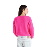 Vitow Cardigan Rose Fluo